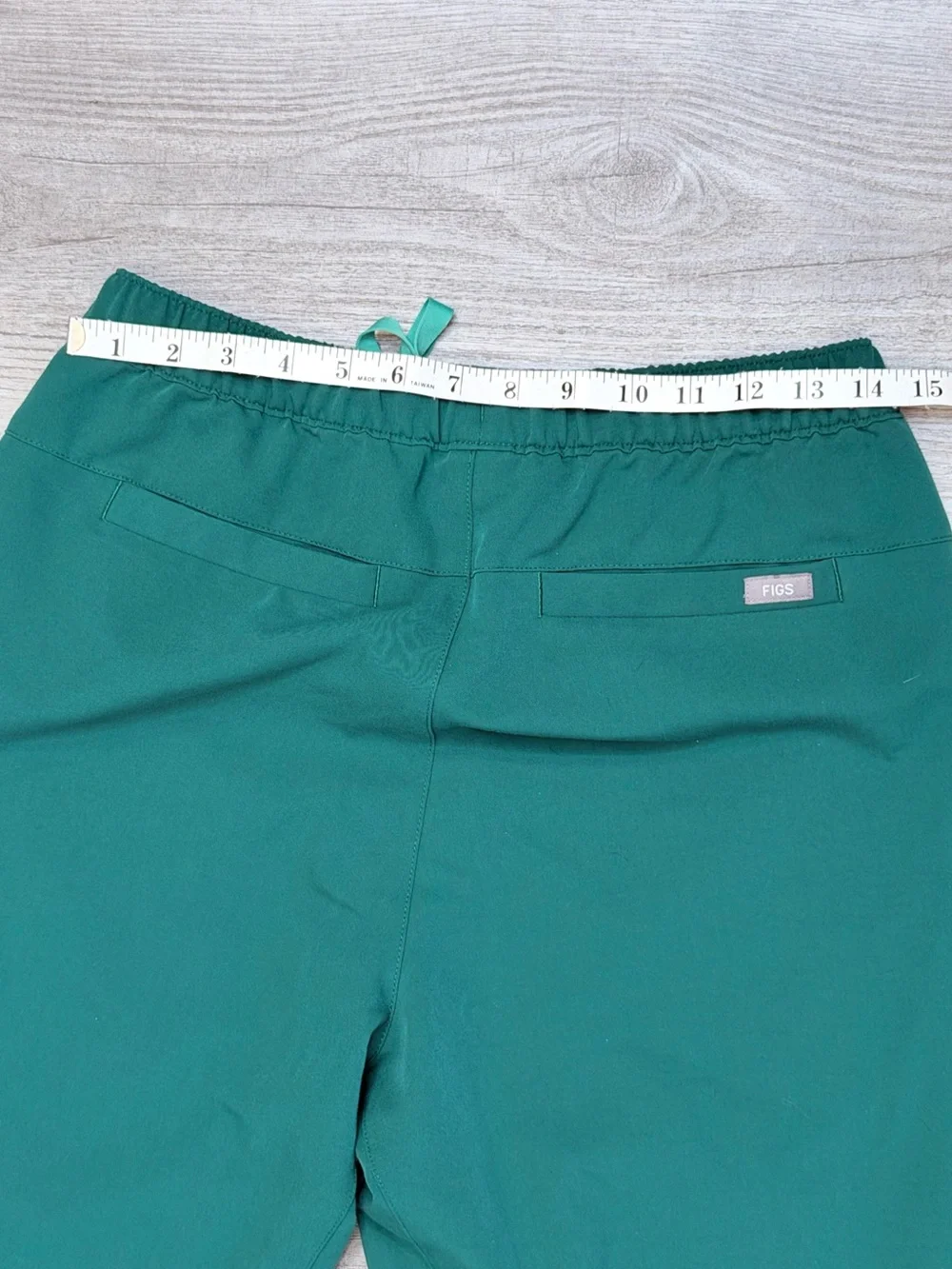Figs Tansen Casual Scrub Pant Hunter Green Mint Green Ties Mens Size S